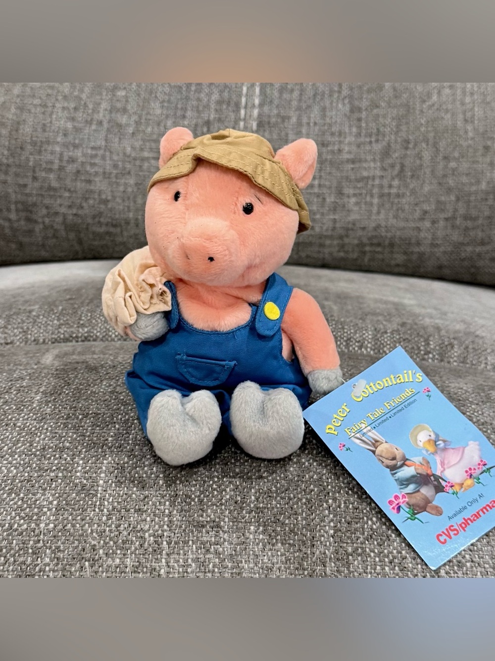 VTG 1998 Stuffins This Little Piggy Plushie 7” CVS Exclusive